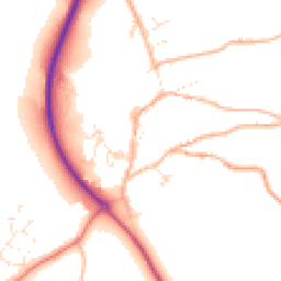 Daytime road noise heatmap for EX20 3HX