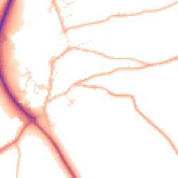 Daytime road noise heatmap for EX20 3JD
