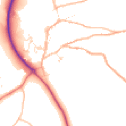 Daytime road noise heatmap for EX20 3JL