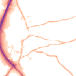 Daytime road noise heatmap for EX20 3JS