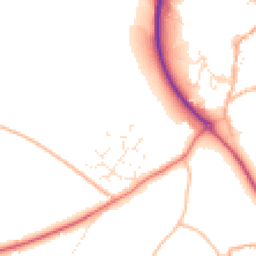 Daytime road noise heatmap for EX20 3SL