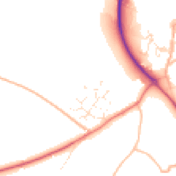 Daytime road noise heatmap for EX20 3SN