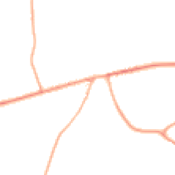 Daytime road noise heatmap for EX20 4DQ