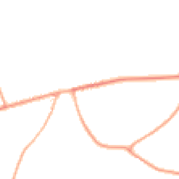 Daytime road noise heatmap for EX20 4HD