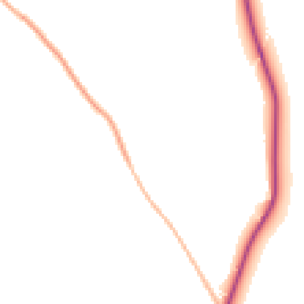 Daytime road noise heatmap for EX20 4HE