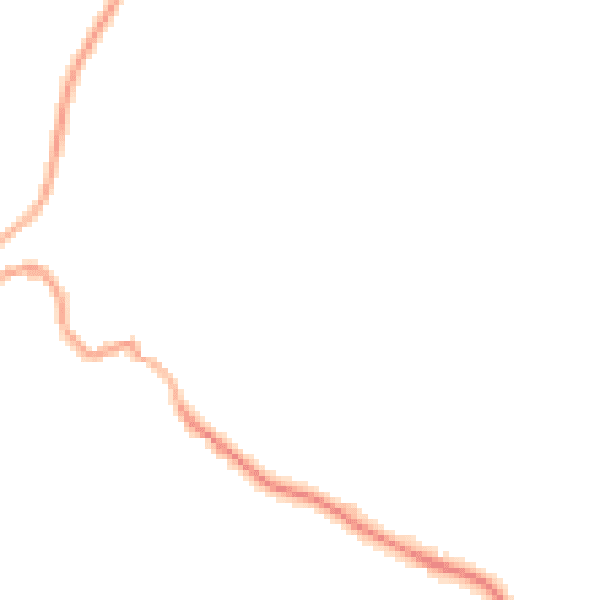 Night-time road noise heatmap for EX23 9DW