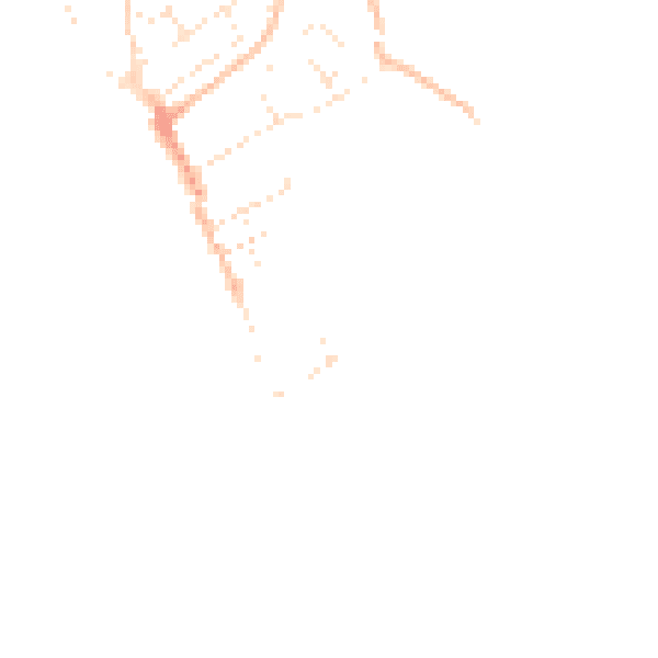 Daytime road noise heatmap for EX3 0BA