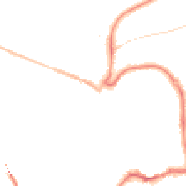 Night-time road noise heatmap for EX31 1AF