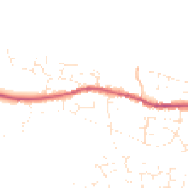 Daytime road noise heatmap for EX31 2LP