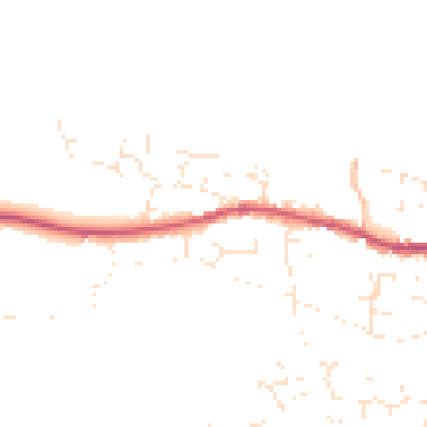 Daytime road noise heatmap for EX31 2LT