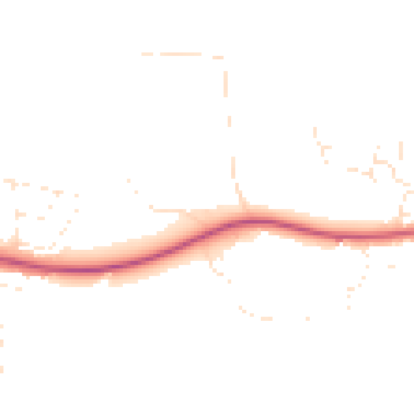 Daytime road noise heatmap for EX31 2NQ