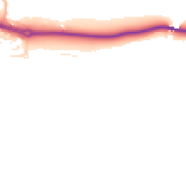 Daytime road noise heatmap for EX31 4BJ