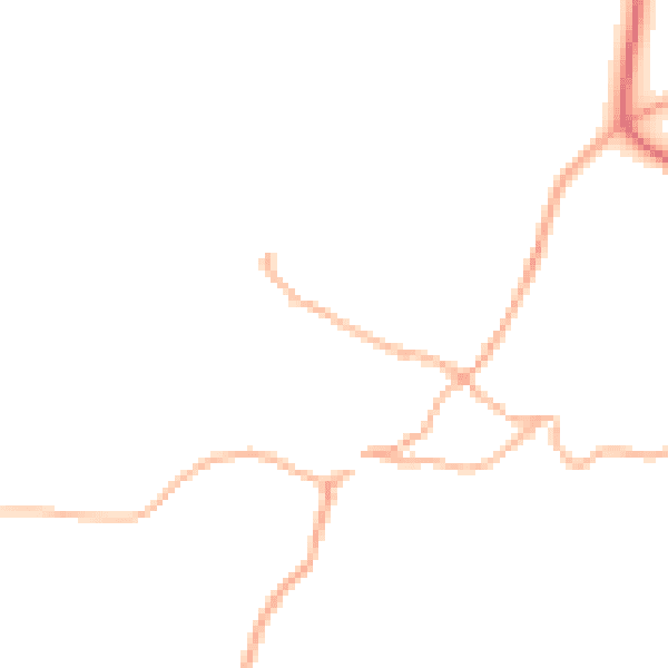 Daytime road noise heatmap for EX31 4PR