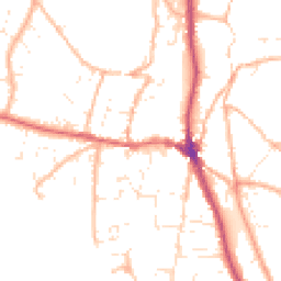 Daytime road noise heatmap for EX33 1AH