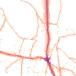 Daytime road noise heatmap for EX33 1AP
