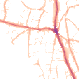 Daytime road noise heatmap for EX33 1EL