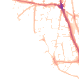 Daytime road noise heatmap for EX33 1FB