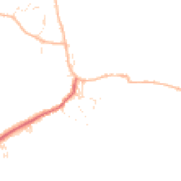 Daytime road noise heatmap for EX33 1NA