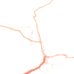 Daytime road noise heatmap for EX33 1NJ
