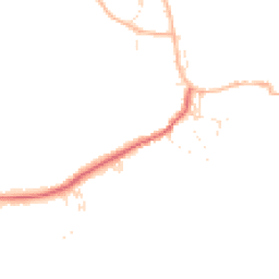 Daytime road noise heatmap for EX33 1PW
