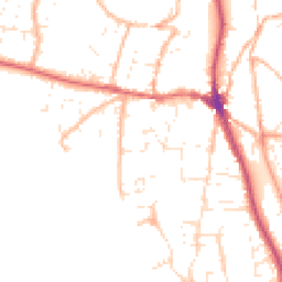 Daytime road noise heatmap for EX33 1RD