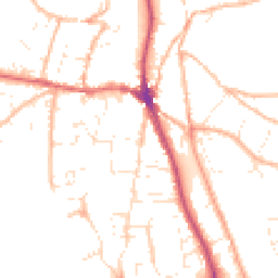 Daytime road noise heatmap for EX33 2AA