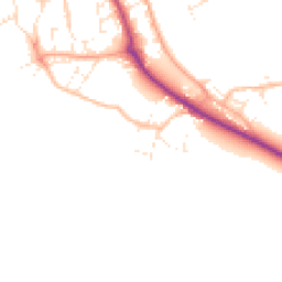 Daytime road noise heatmap for EX33 2DR
