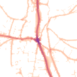 Daytime road noise heatmap for EX33 2JB