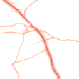 Daytime road noise heatmap for EX37 9EJ