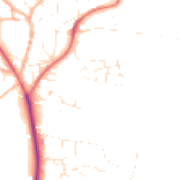 Daytime road noise heatmap for EX39 1AJ