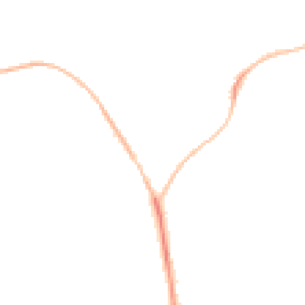 Night-time road noise heatmap for EX39 1AN