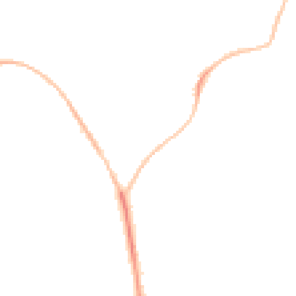 Night-time road noise heatmap for EX39 1AU