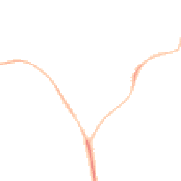 Night-time road noise heatmap for EX39 1AW