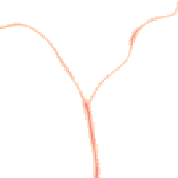 Night-time road noise heatmap for EX39 1AX