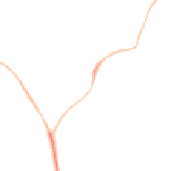 Night-time road noise heatmap for EX39 1BA