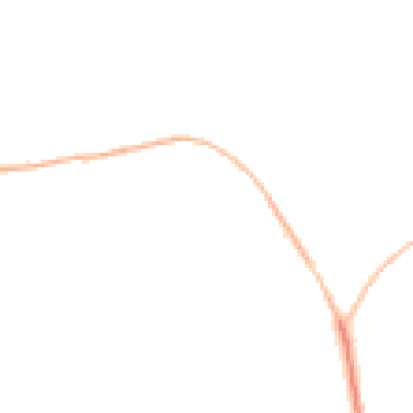Night-time road noise heatmap for EX39 1BB