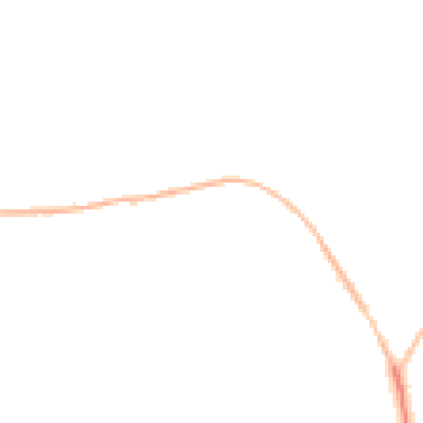 Night-time road noise heatmap for EX39 1BQ