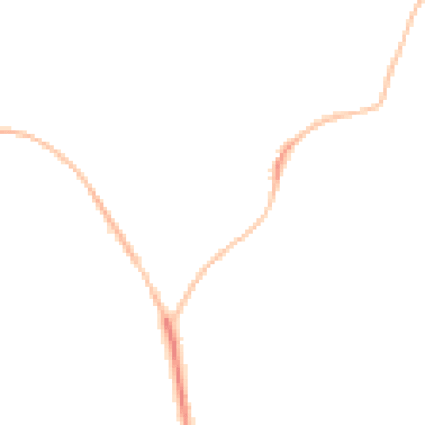Night-time road noise heatmap for EX39 1BR