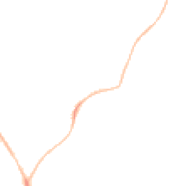 Night-time road noise heatmap for EX39 1DE