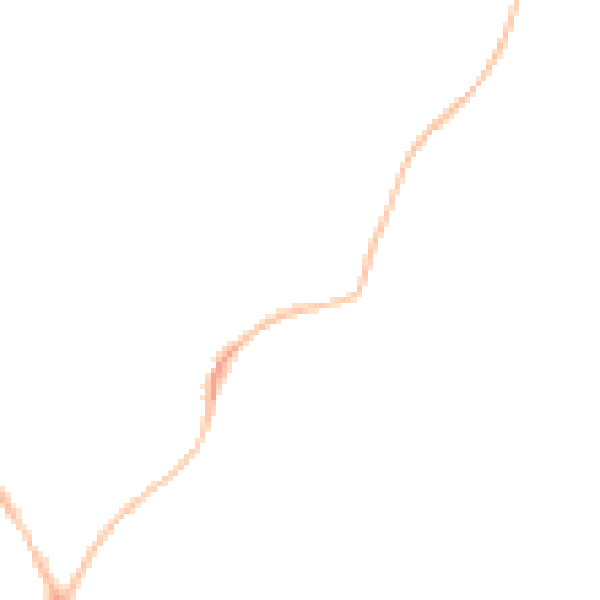 Night-time road noise heatmap for EX39 1DF