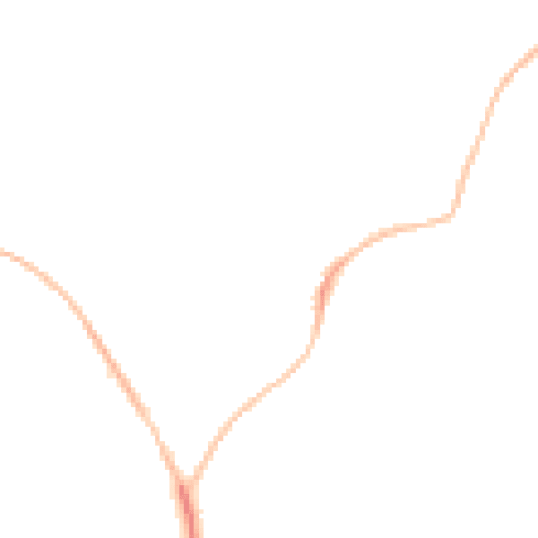 Night-time road noise heatmap for EX39 1DH