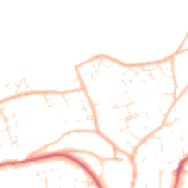 Daytime road noise heatmap for EX39 1HA