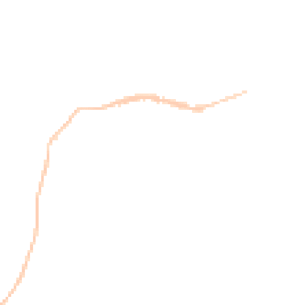 Night-time road noise heatmap for EX39 1PZ