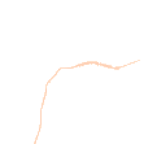 Night-time road noise heatmap for EX39 1QN
