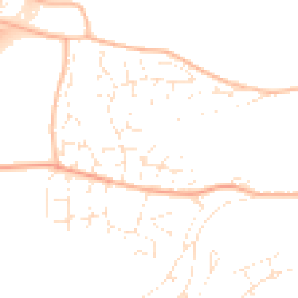 Daytime road noise heatmap for EX39 3PY