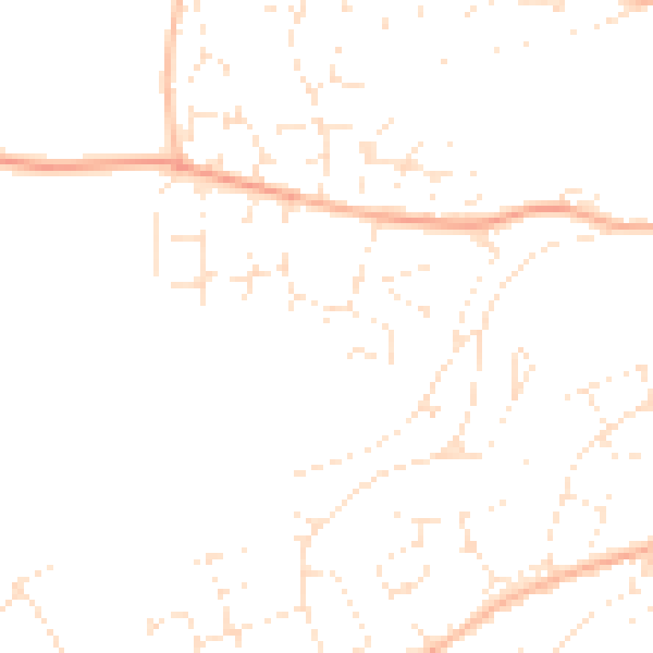 Daytime road noise heatmap for EX39 3TE