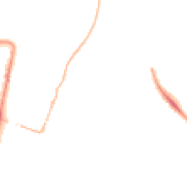 Night-time road noise heatmap for EX39 4AL