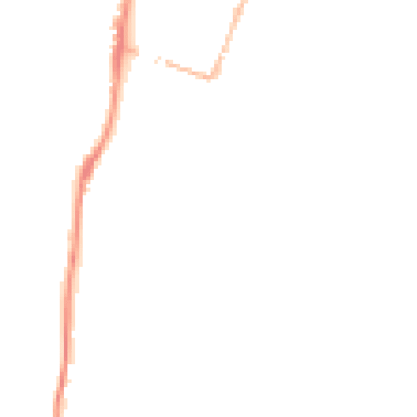 Night-time road noise heatmap for EX39 4EA