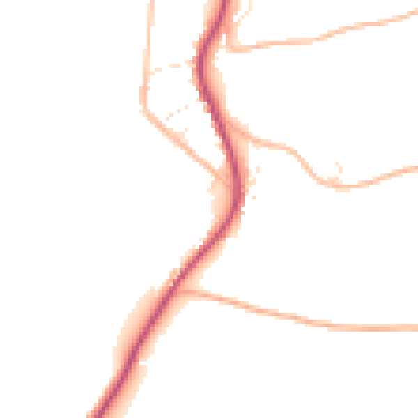 Daytime road noise heatmap for EX39 4RN