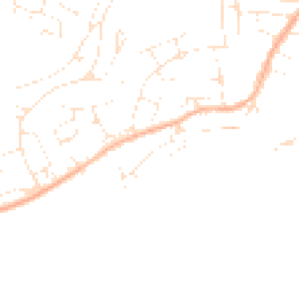 Daytime road noise heatmap for EX39 5AG